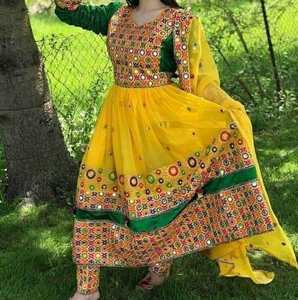 AJM Fine Quality Banjara Tribal Étnico Vintage Vestido de fiesta musulmán tradicional por Afghan/Pakistan Kuchi Kochi Style - Product Image 3