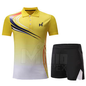 T-shirt de sport pour hommes, impression sublimation, personnalisé, dessins, séchage rapide, Jersey, Badminton, uniforme, - Product Image 4