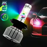 Lâmpada LED RGB para Farol de Carro, Substituição de Iluminação de Carro, H7, H11, H4, 5400lm
