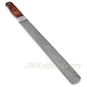 มีดหยักขนมปังอัพเกรดด้วยมีดโกนเหล็ก1095N คมหยักขอบกว้าง-ตัดขนมปังเหมาะสำหรับการหั่นโฮมเมด (Smk1655) - Product Image 3