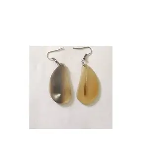 Natural Buffalo Horn Earring From India Woman earring Horn jewelry natural horn earring handmade top design