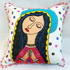 Housse de coussin style bohème, taie d'oreiller avec fourrure imprimée, décoration pour salon, maison, canapé et voiture de luxe - Product Image 1