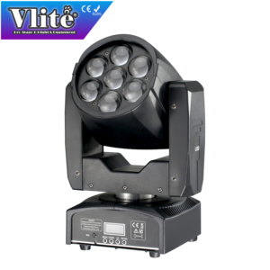 Mini Luz LED Móvil con Zoom, Efecto Wash Beam 4 en 1, 12W x 7PCS, para DJ, Discoteca, Escenario, Fiesta, Evento - Product Image 1