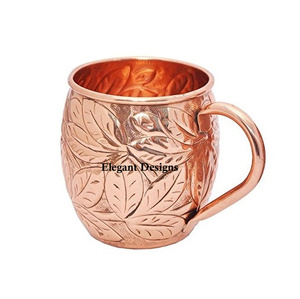 Taza de cerveza de cobre de calidad Superfina, utensilio de cocina de uso doméstico, taza de mula de Moscú, taza de cerveza de cobre elegante clásica - Product Image 4