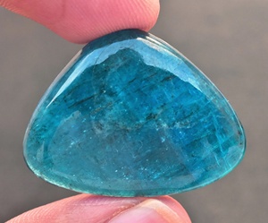 Cabujón de Apatita A+ de Primera Calidad, Azul Intenso, Gema Suelta de Alta Calidad, Cristal Pulido a Mano, Marca S.F. GEMS, 20-50mm, para Decoración de Uñas - Product Image 5