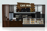 Support à café en bois personnalisé, présentoir pour thé aux bulles, Design de comptoir pour magasin de jus, livraison gratuite