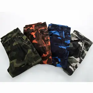 Calções de carga especiais masculinos, calças curtas de camuflagem com estampa de alta qualidade com marcação personalizada feitas no paquistão
