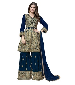 เสื้อผ้าไหม salwar kameea จากนักออกแบบล่าสุด - Product Image 1