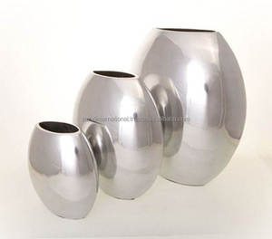 แจกันดอกไม้สแตนเลสชุบนิกเกิล ลายตอกแบบแฮนด์เมด ทันสมัย เป็นมิตรกับสิ่งแวดล้อม คุณภาพสูง ดีไซน์โลหะหรูหราสำหรับตกแต่งบ้าน - Product Image 2