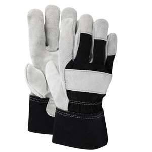 Nuevo estilo de soldadura y soldadura de suministros de OEM Industrial guantes de trabajo piel en venta - Product Image 3