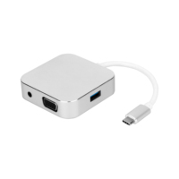 Adaptor Multi port USB Tipe C, adaptor Multi port USB Tipe C 4 in 1