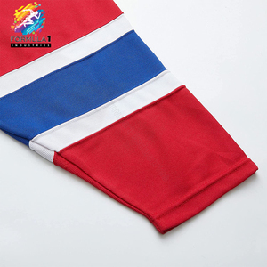 Uniformes de Hockey sobre Hielo para la Escuela de Fórmula 1, Impresión por Sublimación Completa a Doble Cara, Parches de Goma, Camisetas de Hockey Personalizadas para Equipos - Product Image 3