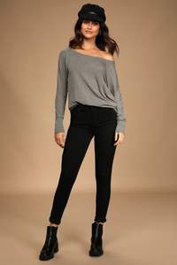 Haute qualité femmes à capuche contraste point hiver sweat à manches longues col large Logo personnalisé imprimé grande taille épaule - Product Image 3