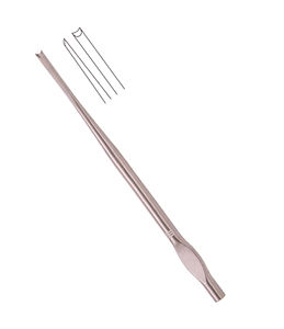 Instrumentos Ortopédicos Médicos Quirúrgicos Reutilizables Manuales Clase II, Osteotomía Walter Chisel de 19 cm y 6 mm, Acero Inoxidable, CE ISO - Product Image 1