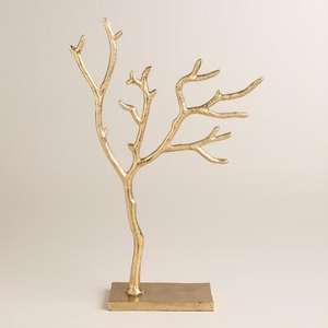 Porte-bijoux décoratif pour la maison, base en marbre, avec des fournitures en métal, inde - Product Image 3