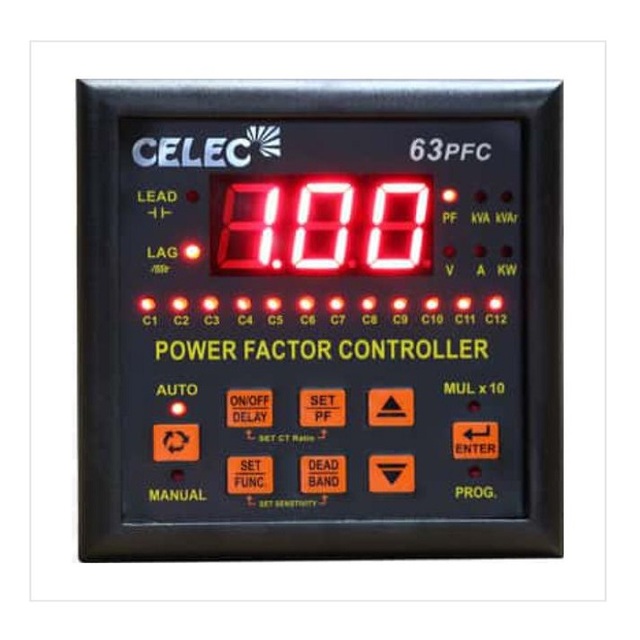 High Performance KVAR Power Factor Controller 12-Step Electric Saver Relays High Quality Wholesale Device Latest High-KVAR