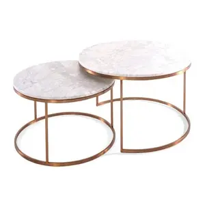 Top Trending Luxury Stylish Cutting Designer Coffee Table For Floor Decoration Round Shape Furniture Table At Lowest Price