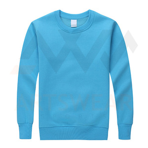 Sudadera de Cuello Redondo Personalizada con Logotipo Bordado al por Mayor, la Más Vendida, Lisa, Unisex, para Hombre, de Invierno, 65% Algodón, 35% Felpa - Product Image 3