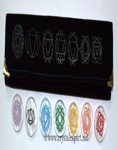 Best Quality of <b>Crystals</b> Quartz Chakra Colour Disc <b>Set</b> With Symbol : <b>Crystals</b> Quartz Chakra Colour Disc <b>Set</b> With Symbo for Sale - Product Image 1