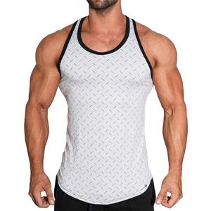 Men sportswear <b>vest</b> lightweight breathable gym <b>bodybuilding</b> mens tank top latest custom design scoop neck tank top for men - Product Image 3