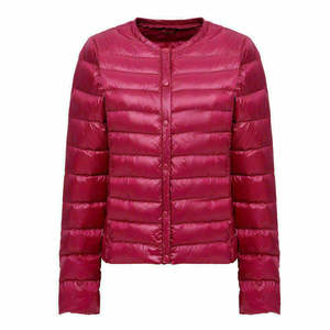 Chaqueta Bomber brillante personalizada para mujer, ropa de invierno de longitud corta, cortavientos - Product Image 1
