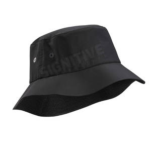 Chapeau seau décontracté en sergé de coton avec logo imprimé personnalisé pour hommes Tissu denim avec visière Style le plus récent pour la pêche en plein air aussi pour les enfants - Product Image 1