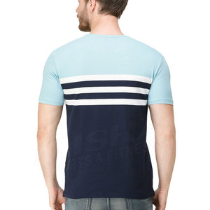 Doreen — T-Shirt uni, en coton, pour hommes, été - Product Image 4