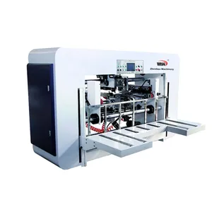 ZH-DX 2000 Double Pièce Quatre Servo Semi-Automatique En Carton Ondulé Couture Machine Utilisée Pour La Feuille Ondulée