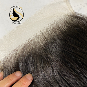 Extensiones de pelo con encaje 100% virgen HD, accesorio capilar liso de 4x4, 5x5, 6x6, 7x7, con cierre de encaje suizo - Product Image 5