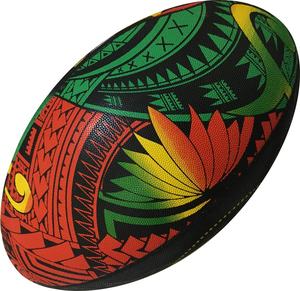 Pelota de Rugby táctil cosida totalmente a mano, con vejiga, caucho sintético 2022, balón de fútbol táctil - Product Image 6