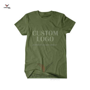 T-shirt à col en O pour hommes T-shirts vierges de gymnastique 100% coton Vente en gros Tissu tricoté de haute qualité - Product Image 3