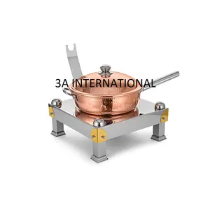 Cozinha Food Equipment Service Food Warmer Pot Prato Mais Vendido Servindo Metal Chafing Dish Manufacture & Supplier