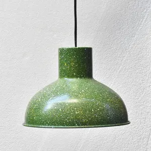 הודי יצרן של תליון מנורת בעל פלדת חוט ירוק השיש צבע אבקה מצופה לבית פטיו על ידי אקסיומת בית מבטאים