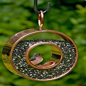 ที่ให้อาหารนกแบบแขวนทองแดงทรงกลม - Product Image 1