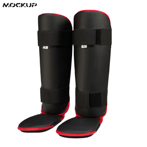 2025, venta al por mayor, precio barato, ropa de entrenamiento de boxeo de alta calidad, espinilleras para hombres y mujeres, Material de cuero, espinilleras para protección - Product Image 4