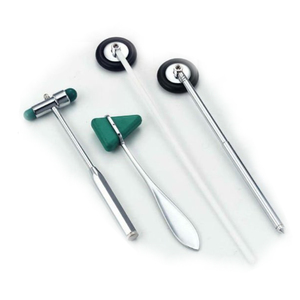 Ensemble de 4 marteaux manuels Instruments chirurgicaux de diagnostic Marteau à percussion médical de haute qualité certifié CE - Product Image 1