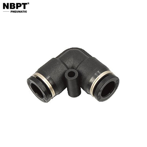 Pneumatique en plastique Tube One Touch PV Coude À Angle <span class=keywords><strong>Droit</strong></span> Mini Accessoires À Vendre - Product Image 2