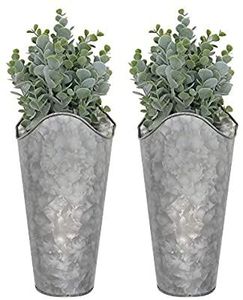 Hot selling galvanized planters in customized shape size and colors wall hanging flower <b>pot</b> planters for decoration and plants - Product Image 3