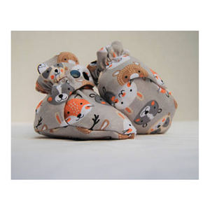 Organic Cotton Infant Toddler Baby Boot <b>Shoes</b> Booties - 100% organic cotton knitted baby booties - fashion booties - Product Image 1