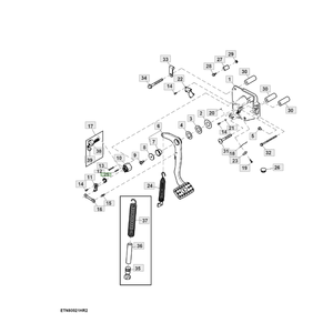 Bloque de Paro de Acero Inoxidable de Alta Resistencia Tradella International Stop L150594, Pieza de Repuesto para Maquinaria de Tractor - Product Image 1