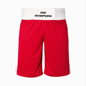 Customized High Quality Breathable Polyester/Cotton Thai Kick Boxing Shorts for <b>Men</b> Adults with Customized Color - Product Image 3