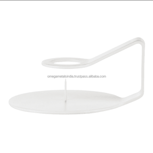 Candelabro de Metal Vintage para decoración del hogar, portavelas decorativo hecho a mano, decoración en miniatura para el hogar, regalos de arte - Product Image 2