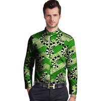 De moda de los hombres vestido camisas África festivo de la manga larga de los hombres camisas de hombres africanos ropa Tops para fiesta de cera de algodón