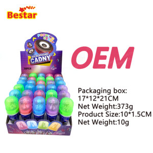 Venta caliente <span class=keywords><strong>Cono</strong></span> de helado Chupete <span class=keywords><strong>grande</strong></span> Caramelo duro Mezcla de frutas Sabor Popping Caramelos - Product Image 3