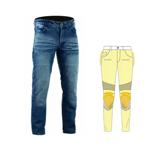 Latest Fashionable enzymes washed Aramid Jeans, AA Rated jeans for girls, Prime Protection