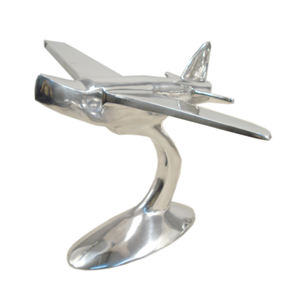 Excellent Quality Aluminium <b>Model</b> Silver <b>Aeroplane</b> With Stand - Product Image 3