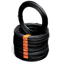 Fil de ligature recuit noir personnalisé de 1,0 mm, 1,24 mm, calibre 16 (BWG16, BWG18) pour la construction