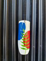 Nouvelle carillon éolienne en bambou peinte à la main, carillons éoliens commémoratifs, son apaisant et écologique, tailles 30/40/50 cm, pour la maison