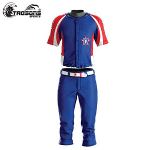 Conjunto de jersey de béisbol con cuello en V, diseño de logotipo personalizado de la mejor calidad - Product Image 6