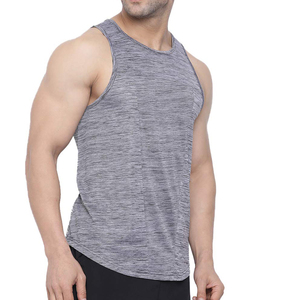 <b>Men's</b> fitness wear basic plain <b>white</b> high quality custom made bodybuilding gym tanktops /singlets Customize Sports Running <b>Vest</b> - Product Image 4